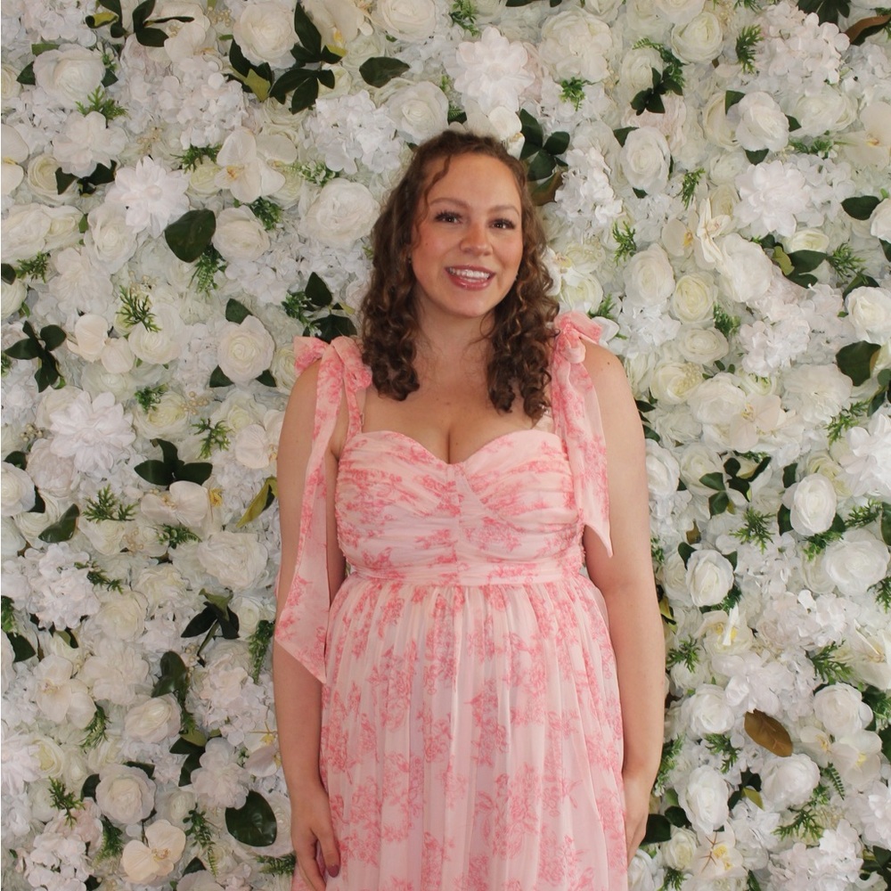 Pink Floral Dress